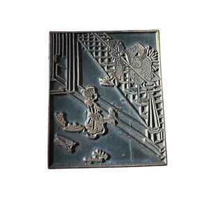 Robbie Robinson Cartoon Printers Letterpress Metal and Wood Block Vintage Stamp‎